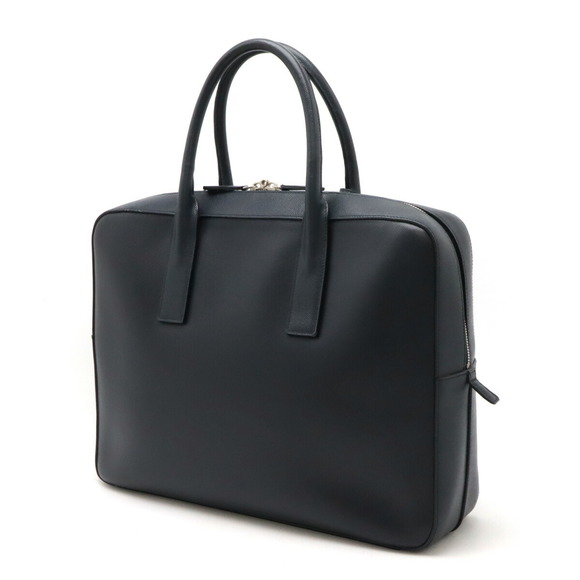Saint Laurent Classic Leather Dark Navy Briefcase Museum - Picture 1 of 9